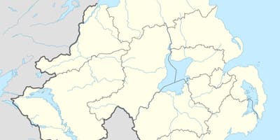 Карта Северной Ирландии пляжи 