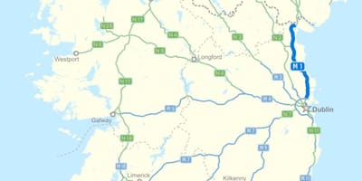 Карта трассы Ирландия 