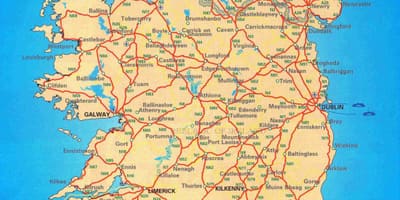 Карта эйре округов
