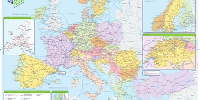 Карта проездные eurail Ирландия